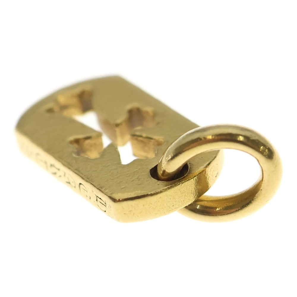 CHROME HEARTS(クロムハーツ) 22K DT TNY CO CRS タイニーカットアウトクロス ドッグタグ ペンダントトップ ゴールド BCA042