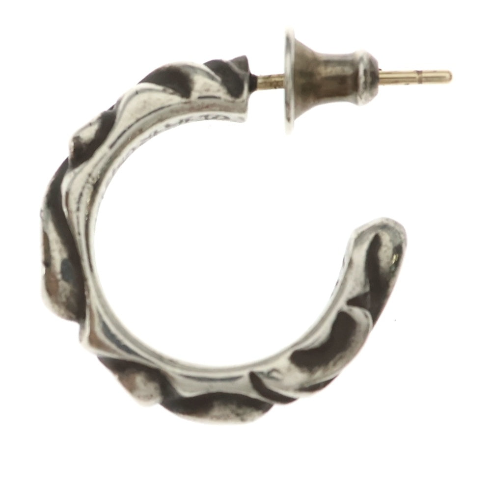 CHROME HEARTS(クロムハーツ) HOOP SCROOL スクロール フープピアス シルバー BCA102