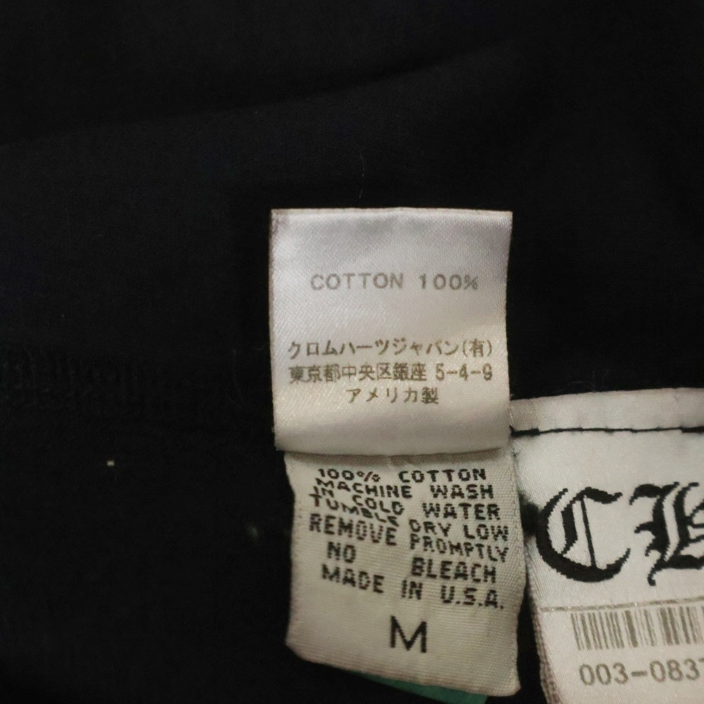 CHROME HEARTS(クロムハーツ) OLD CH PLUS オールド CHプラスプリント ダガージップアップフーディーパーカー ブラック