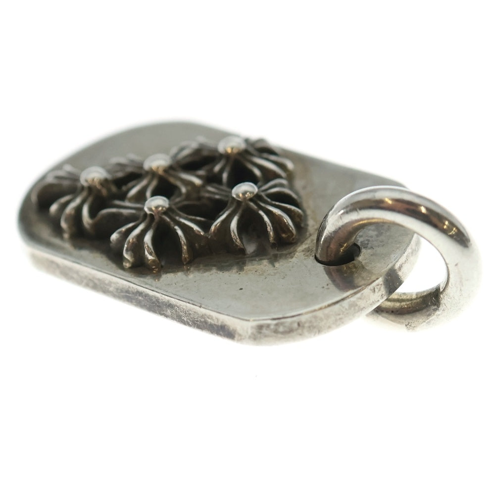 CHROME HEARTS(クロムハーツ) RAISED DOGTAG レイズドドッグタグ ネックレストップ シルバー