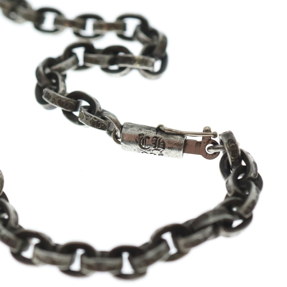 CHROME HEARTS(クロムハーツ) PAPER CHAIN NECKLACE BS FLEUR クロムハーツ BS フレア ペンダント ペーパーチェーン ネックレス シルバー