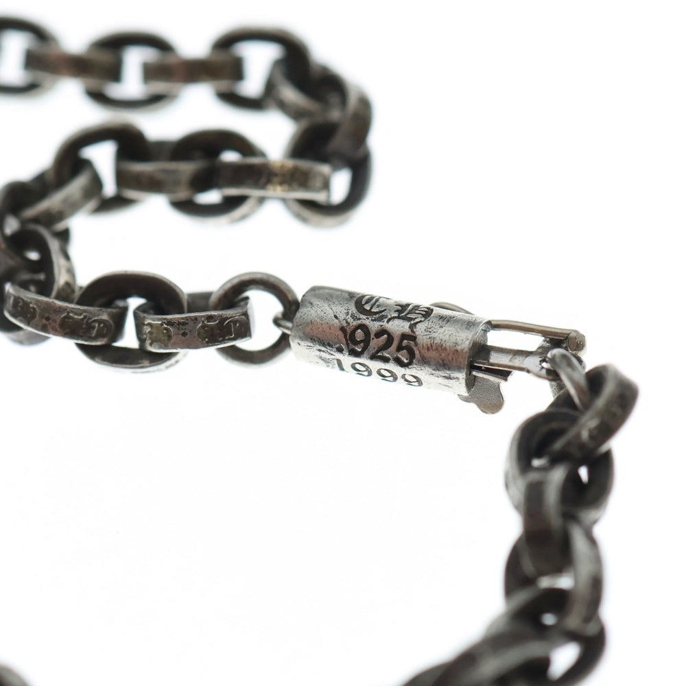 CHROME HEARTS(クロムハーツ) PAPER CHAIN NECKLACE BS FLEUR クロムハーツ BS フレア ペンダント ペーパーチェーン ネックレス シルバー