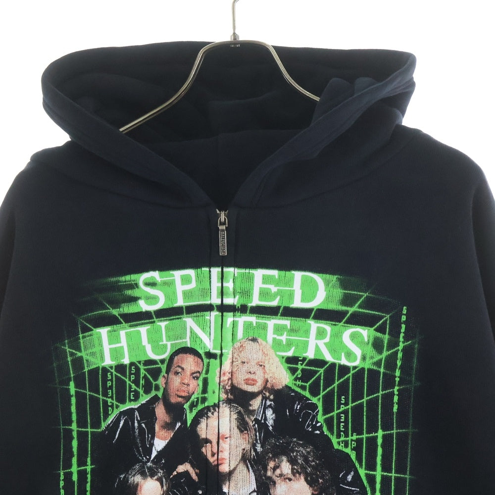 BALENCIAGA(バレンシアガ) 19SS SPEED HUNTERS ZIP UP HOODIE スピードハンターズジップアップフーディ パーカー ブラック 559100 TDV38