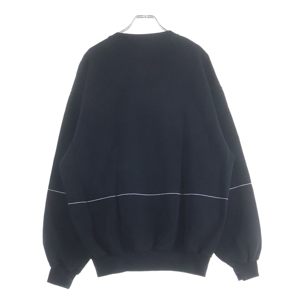 BALENCIAGA(バレンシアガ) 17AW OVERSIZED HOMME CITY オーバサイズ HOMME刺繍 スウェット トレーナー ブラック 485994 TWK22