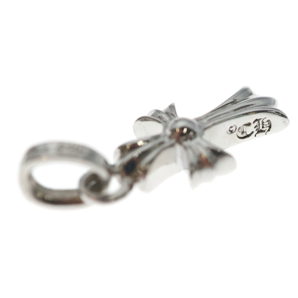 CHROME HEARTS(クロムハーツ) 18KWG CRS BBYFAT ベイビーファットクロス サファイア ペンダントトップ ホワイトゴールド