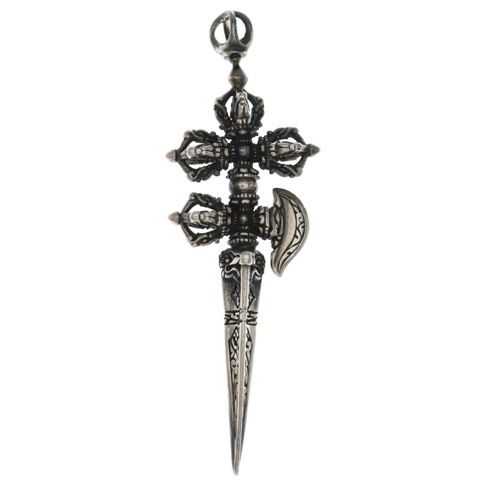 ZOCALO(ソカロ) Bird Double Dorje Kartika Dagger ダブルバード カルティカダガードージェ ネックレストップ シルバー