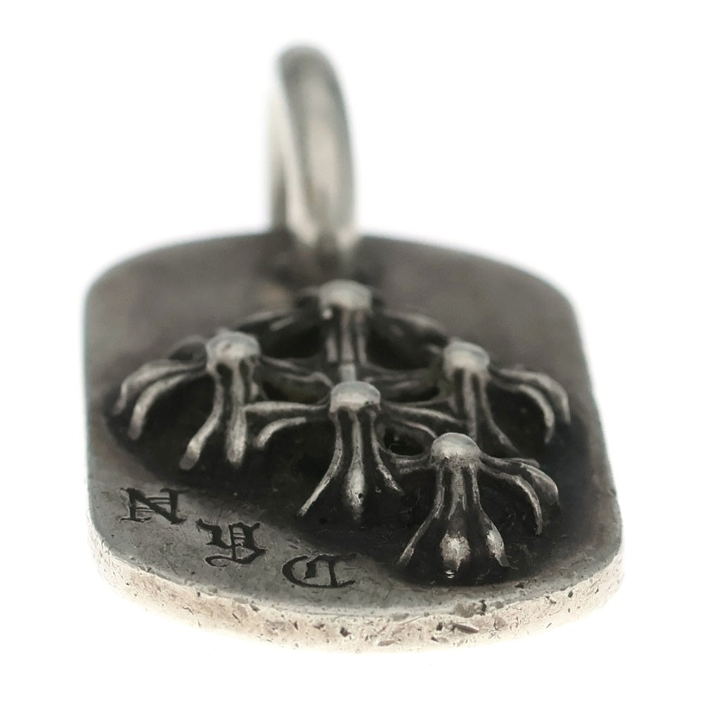 CHROME HEARTS(クロムハーツ) RAISED DOGTAG レイズドドッグタグ NYC限定 ネックレストップ シルバー
