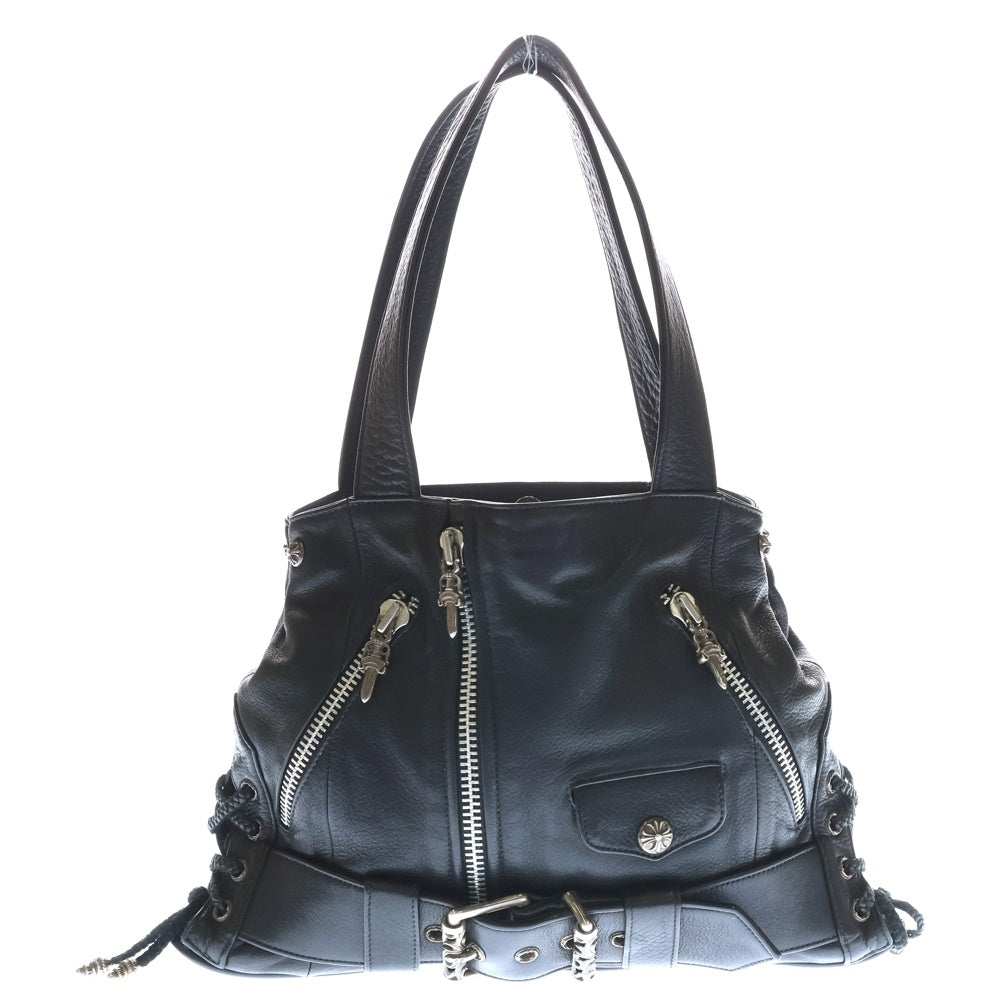 CHROME HEARTS(クロムハーツ) JJ DEAN LG JJディーン ラージ レザーライダースハンドバッグ レディース