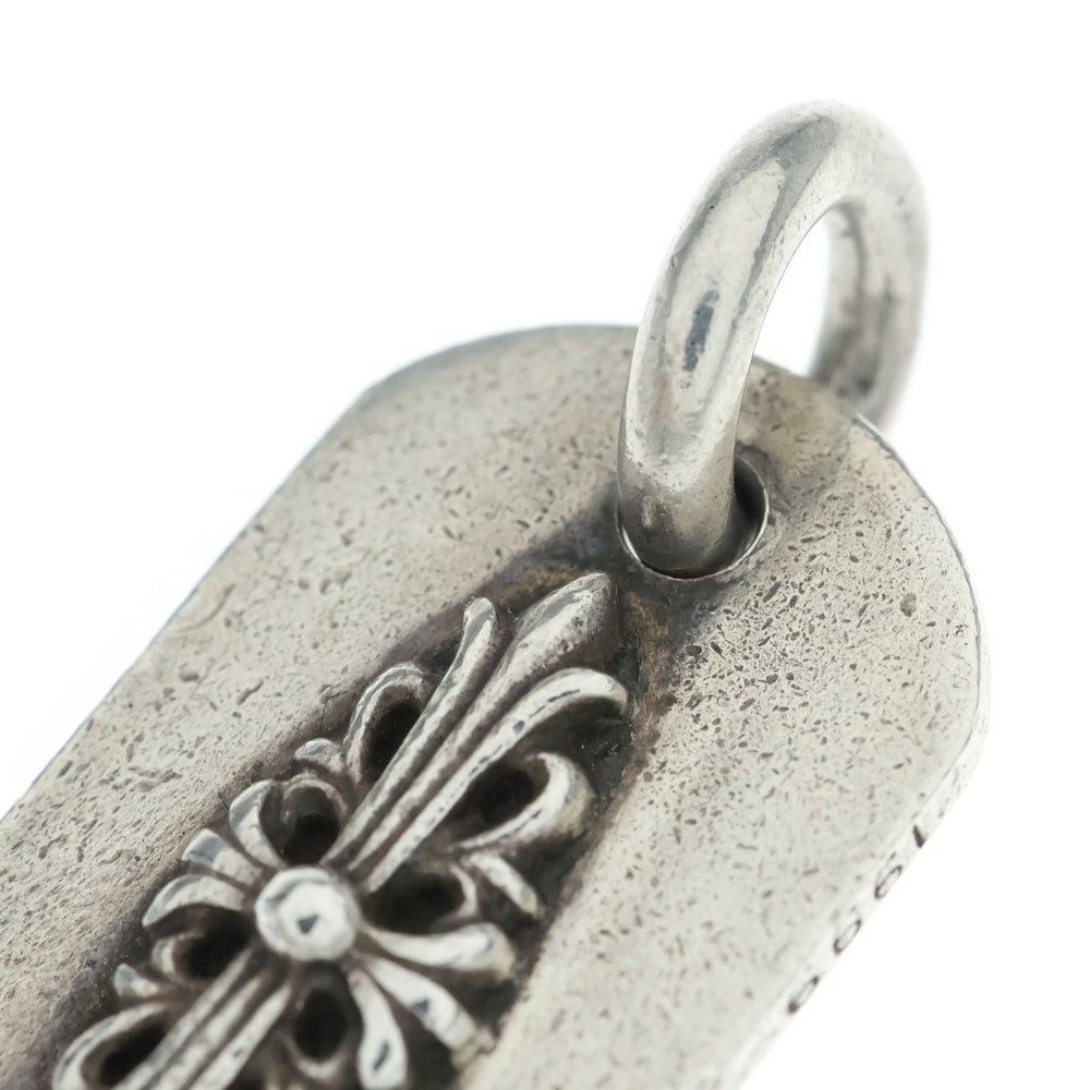 CHROME HEARTS(クロムハーツ) RAISED DOGTAG レイズドドッグタグ チャーム シルバーネックレストップ