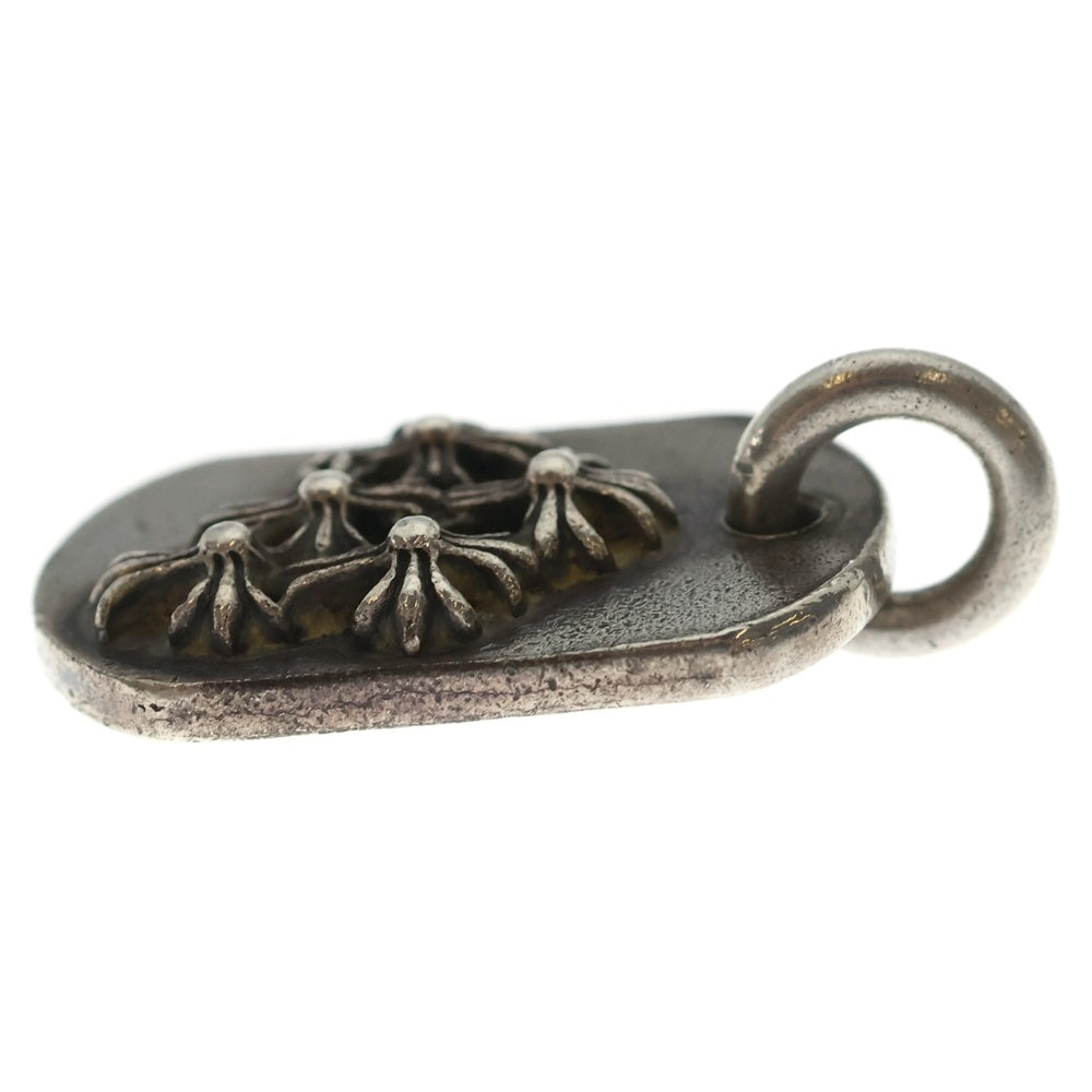 CHROME HEARTS(クロムハーツ) RAISED DOGTAG レイズドドッグタグ チャーム シルバーネックレストップ レディース