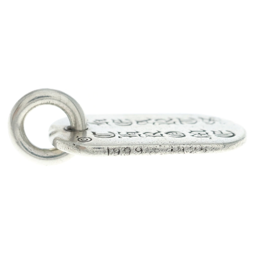 CHROME HEARTS(クロムハーツ) RAISED DOGTAG レイズドドッグタグ チャーム シルバーネックレストップ