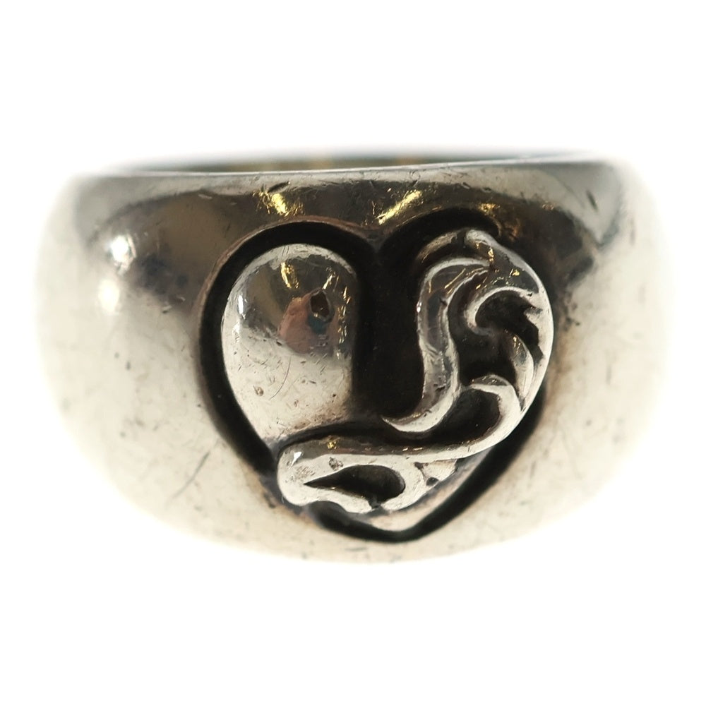 CHROME HEARTS(クロムハーツ) HEART IN BAND ハートインバンド シルバーリング