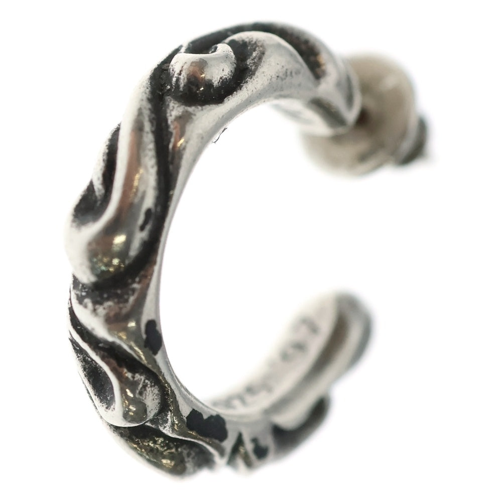 CHROME HEARTS(クロムハーツ) HOOP SCROOL スクロール フープピアス シルバー BCA102