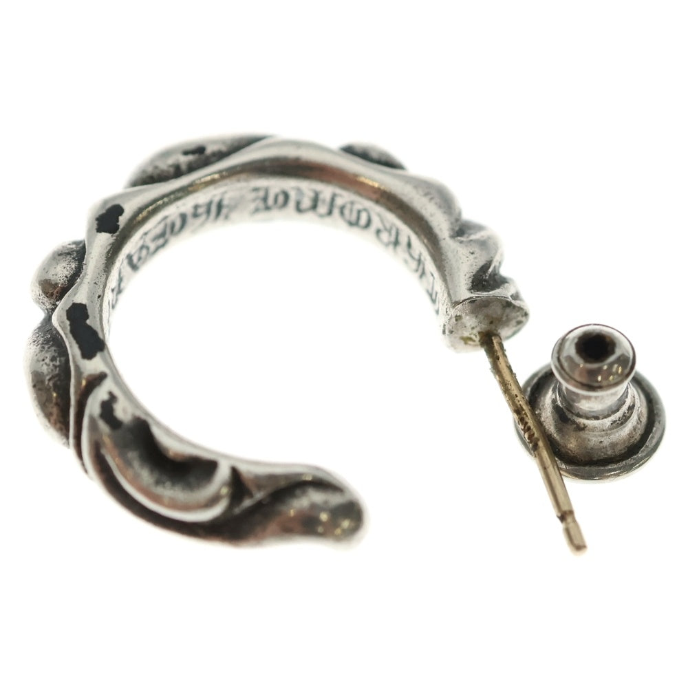 CHROME HEARTS(クロムハーツ) HOOP SCROOL スクロール フープピアス シルバー BCA102