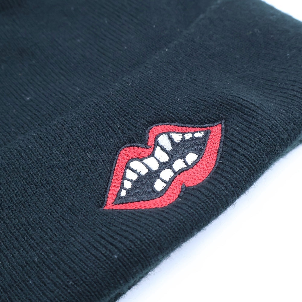 CHROME HEARTS(クロムハーツ) ×MATTY BOY PPO WATCH CAP マッティボーイ チョンパー刺繍ニットキャップ ビーニー ニット帽 ブラック
