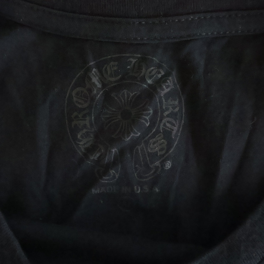 CHROME HEARTS(クロムハーツ) MLTCOL CEM CRS T-SHRT マルチセメタリークロスプリント半袖Tシャツ ブラック/マルチ