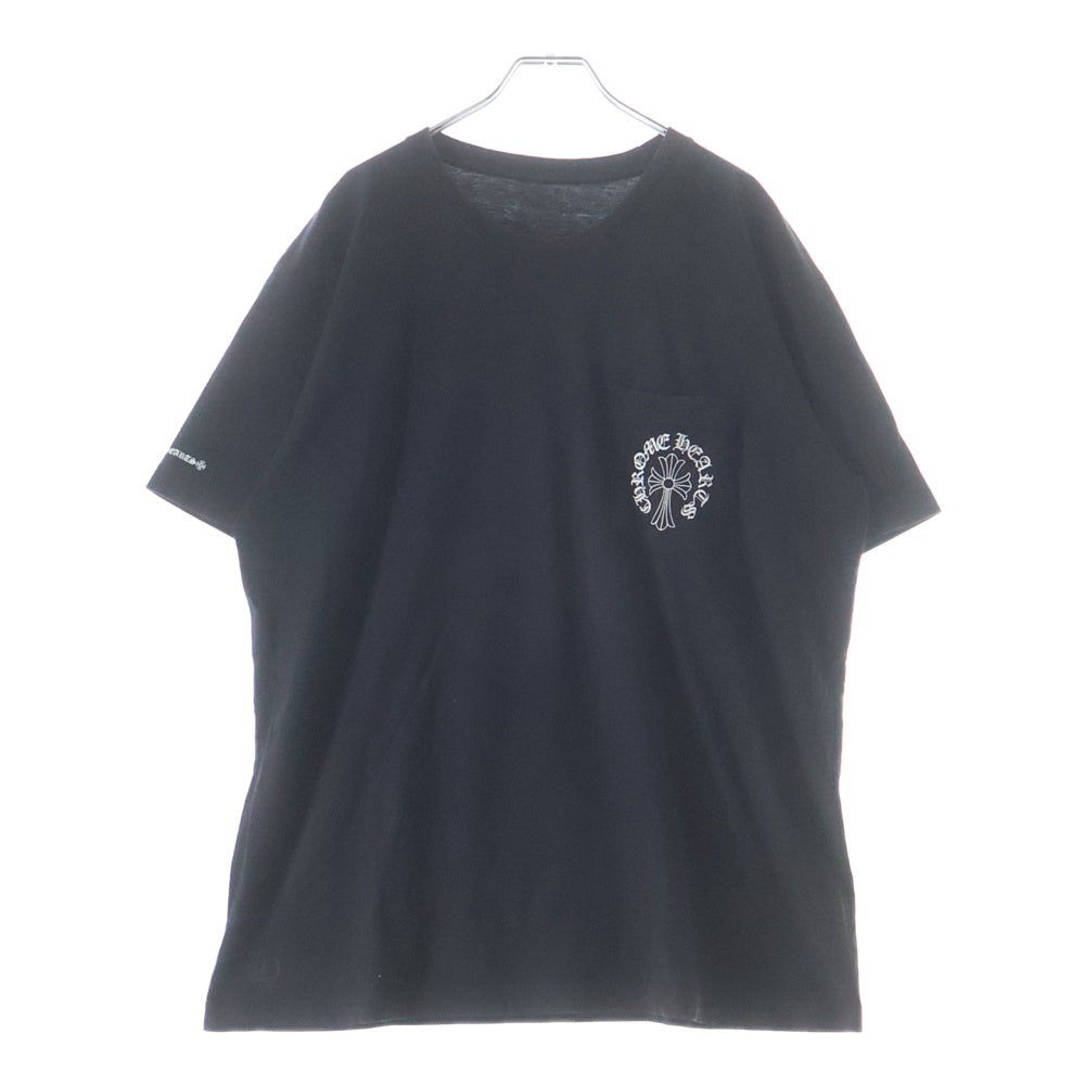 CHROME HEARTS(クロムハーツ) Tonal Celtic Cross Horseshoe Tee バックホースシュー 半袖Tシャツ カットソー ブラック