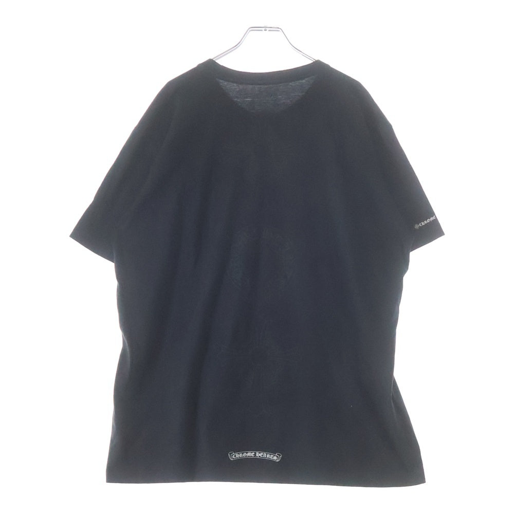 CHROME HEARTS(クロムハーツ) Tonal Celtic Cross Horseshoe Tee バックホースシュー 半袖Tシャツ カットソー ブラック