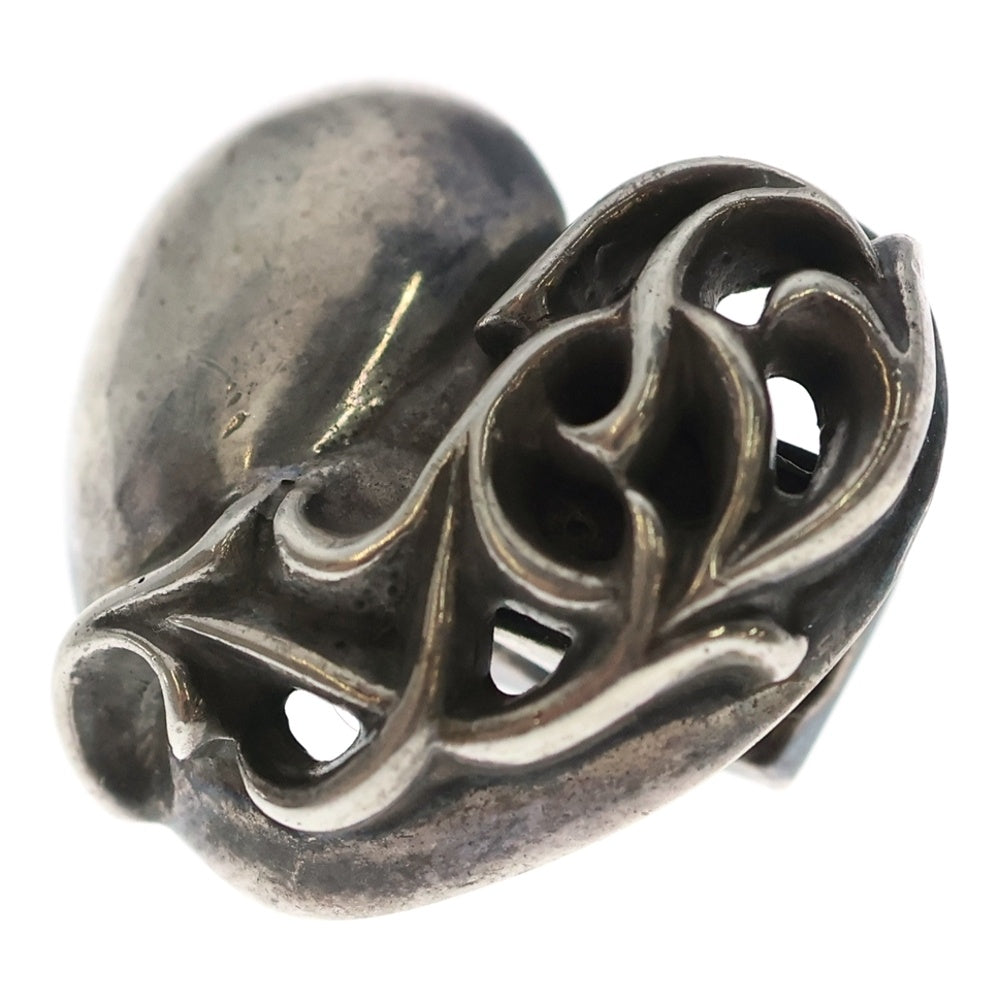 CHROME HEARTS(クロムハーツ) HAIRBAND ヘアバンド ハートボタンコンチョ シルバー