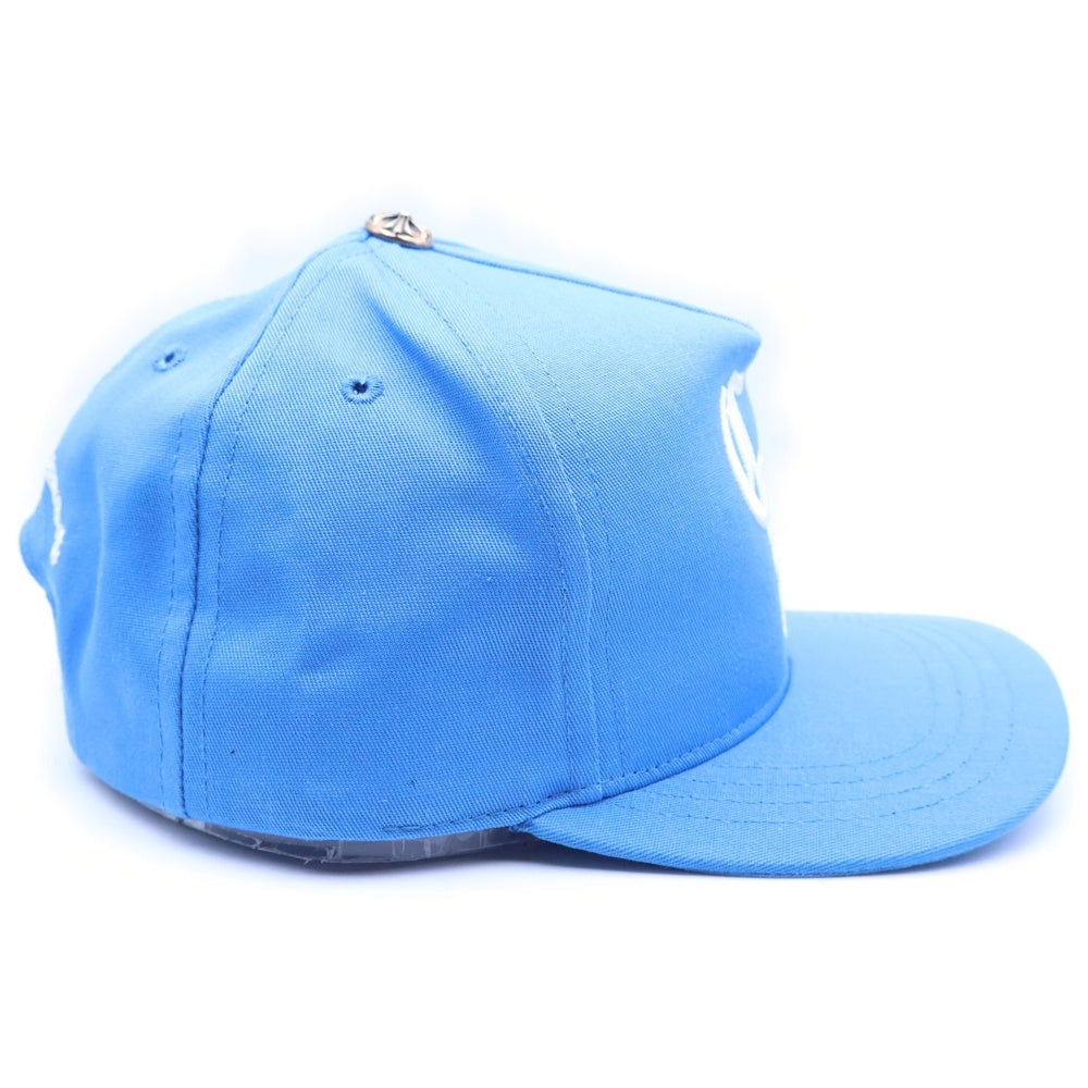 CHROME HEARTS(クロムハーツ) CH HAT CH刺繍ベースボール帽子 ブルー