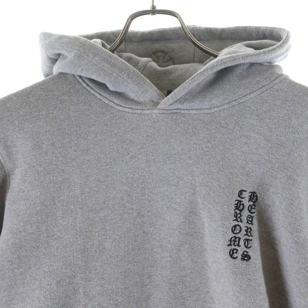 CHROME HEARTS(クロムハーツ) Y NOT CHプラスパッチ付きダブルジップアップ グレーパーカー