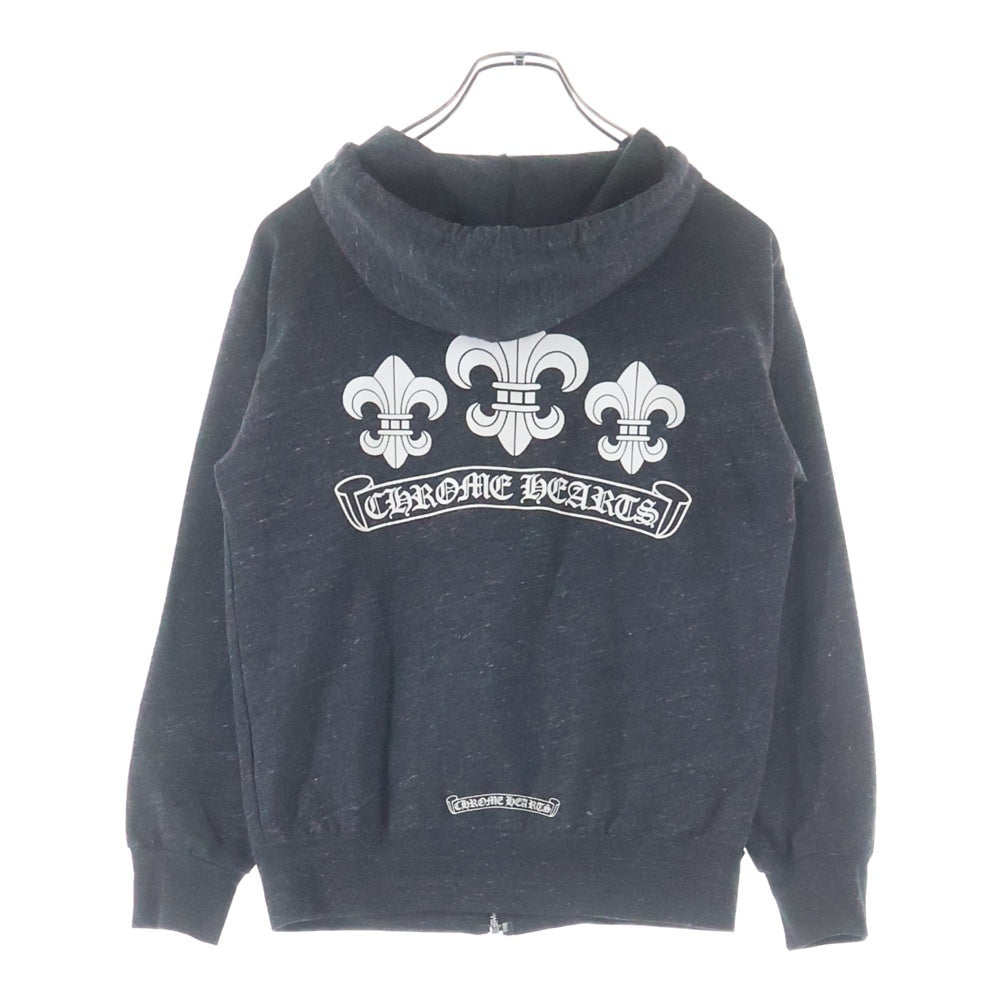 CHROME HEARTS(クロムハーツ) BS FLUER BSフレアプリント ダガージップパーカー ブラック