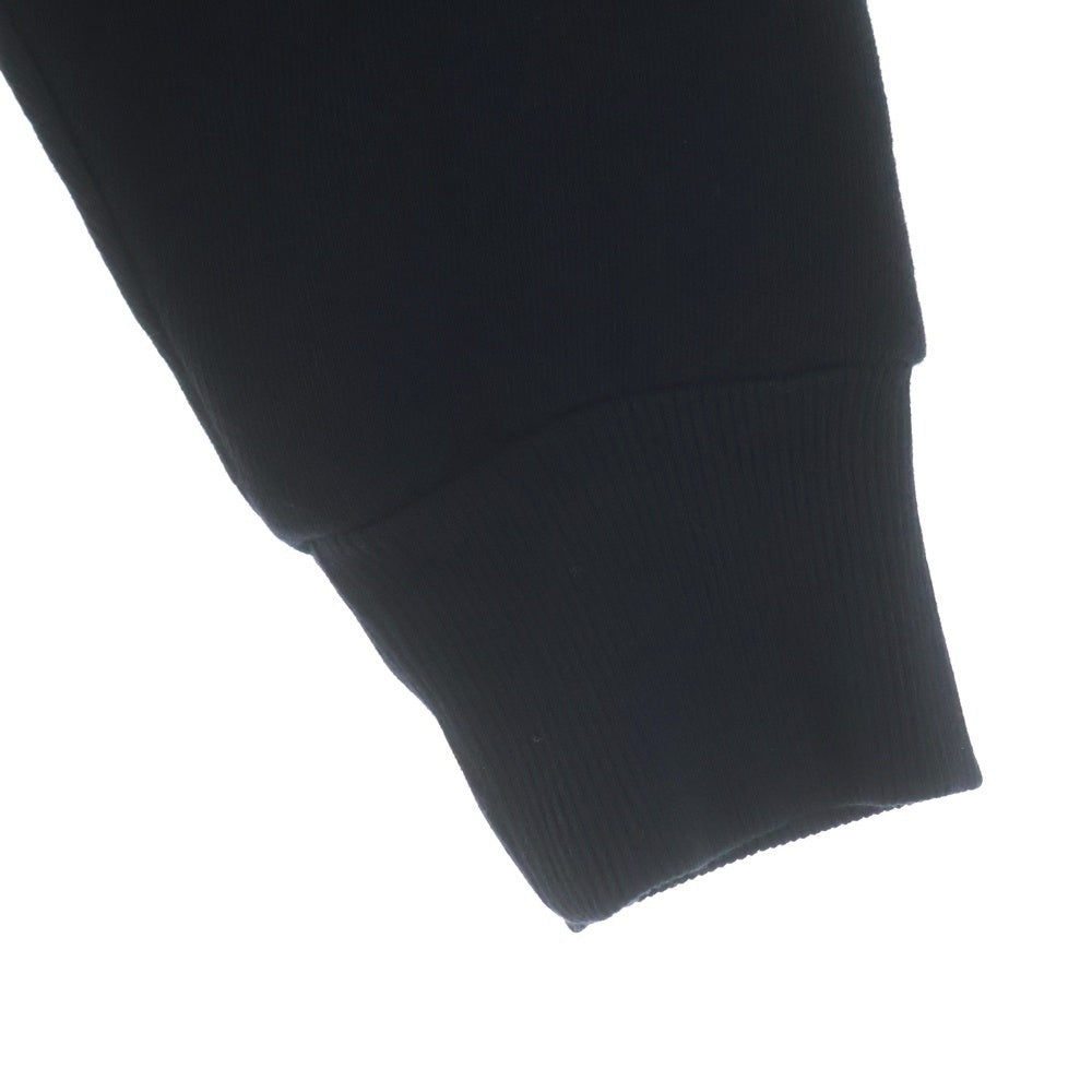 CHROME HEARTS(クロムハーツ) Y NOT CH LOGO CEMETERY CROSS SWEAT ワイノット セメタリークロスパッチ バックCHロゴ クルーネックスウェット トレーナー ブラック レディース