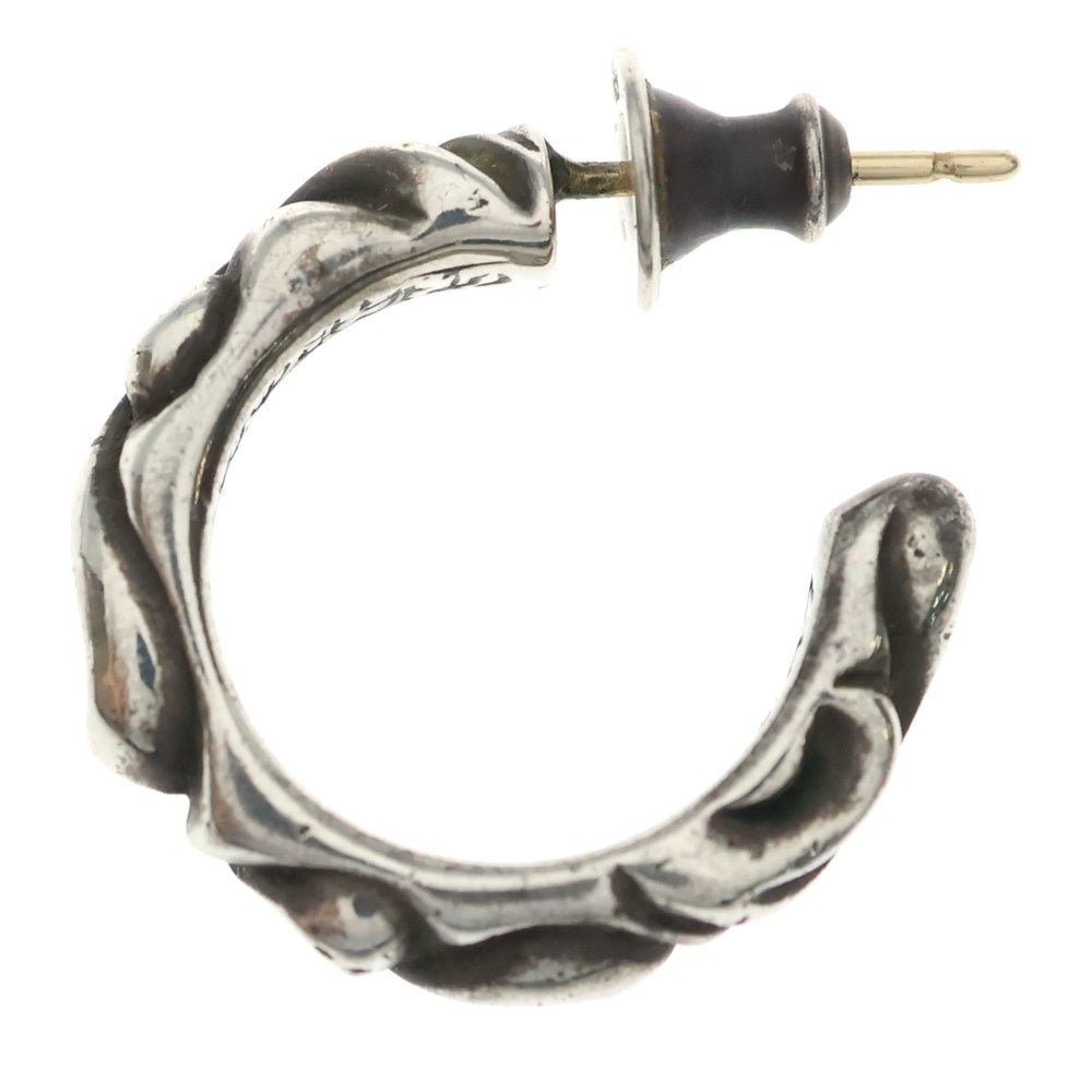 CHROME HEARTS(クロムハーツ) HOOP SCROOL スクロール フープピアス シルバー