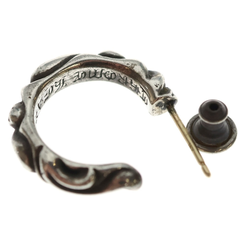 CHROME HEARTS(クロムハーツ) HOOP SCROOL スクロール フープピアス シルバー
