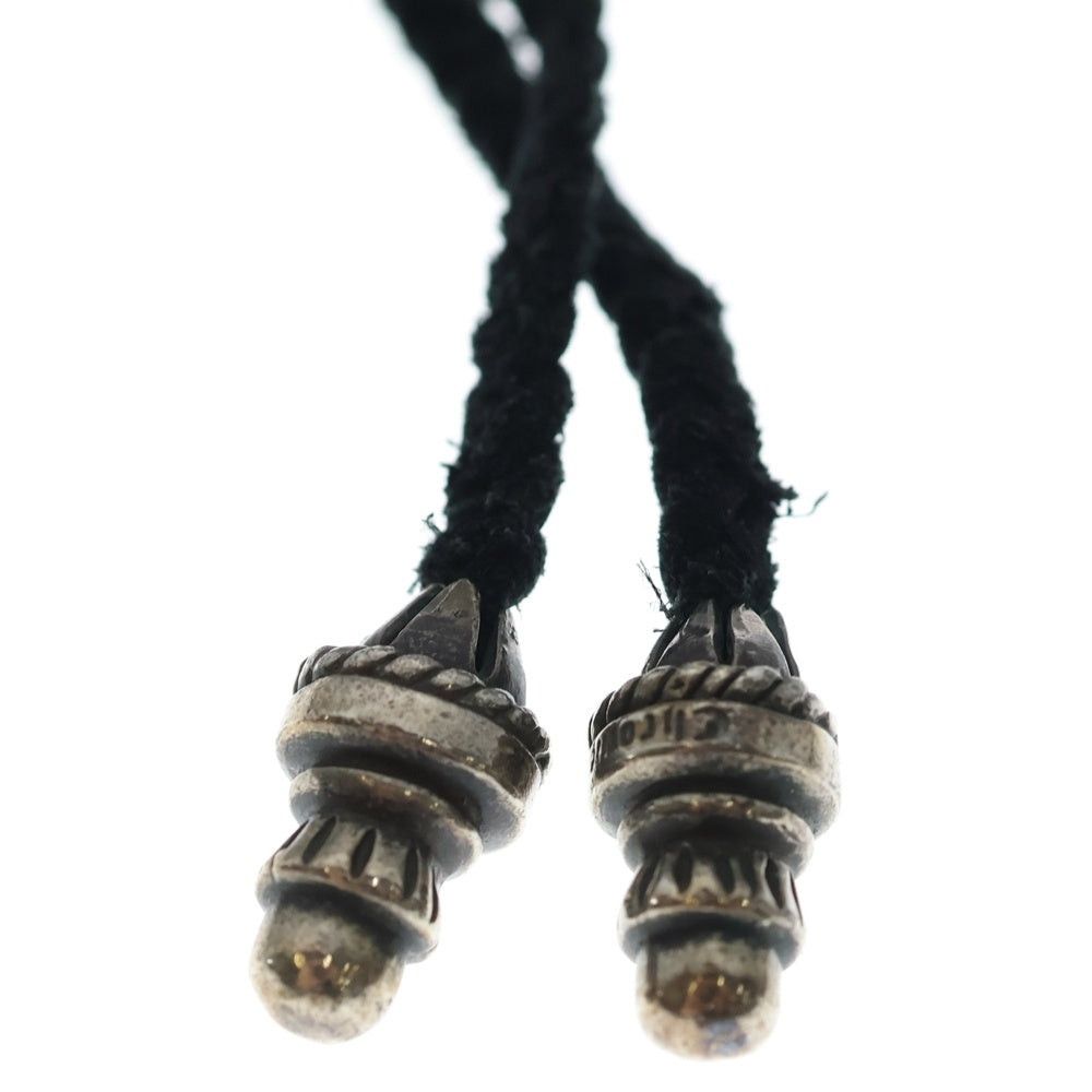 CHROME HEARTS(クロムハーツ) レザーブレード ボロチップ ブラック/シルバー
