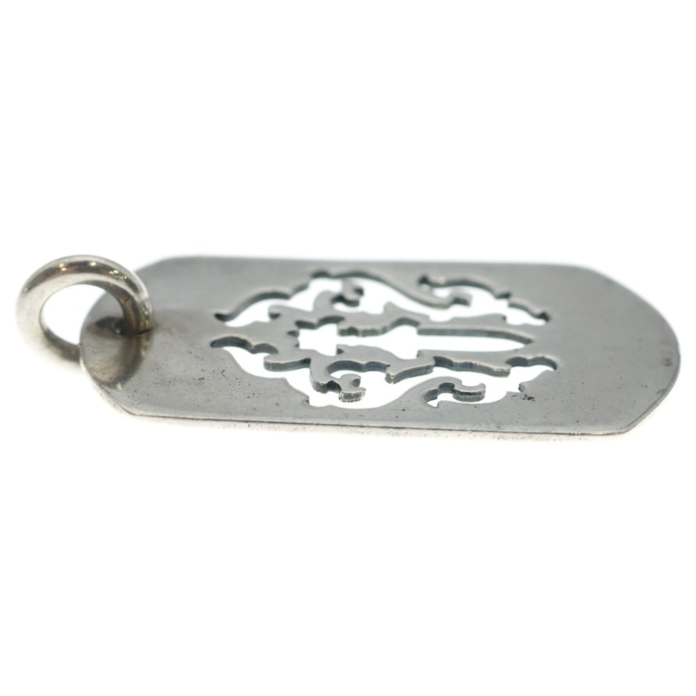 CHROME HEARTS(クロムハーツ) D TAG LRG DAGGER ダガーカットアウトドッグタグ ラージドッグタグネックレストップ