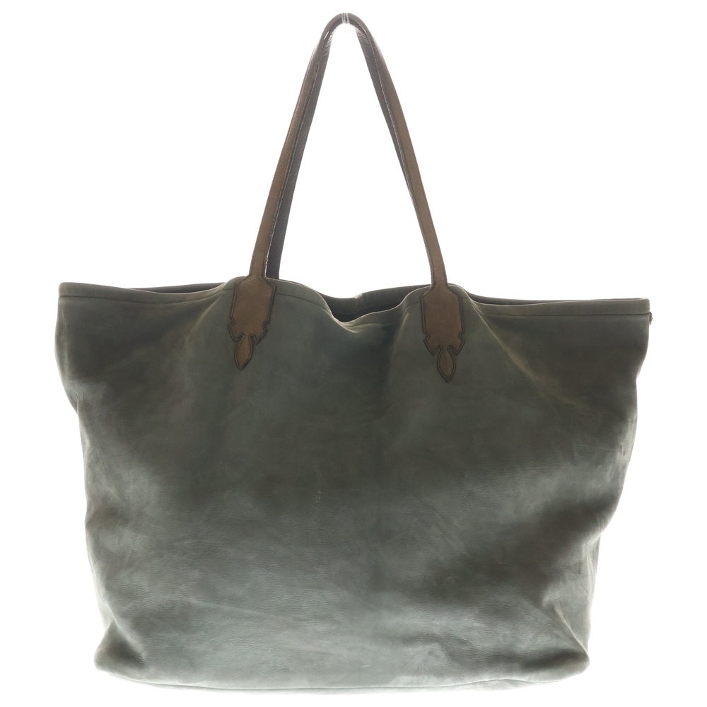 CHROME HEARTS(クロムハーツ) LUCILLE SUEDE LEATHER BAG ルシール スエード トートバッグ カーキ レディース