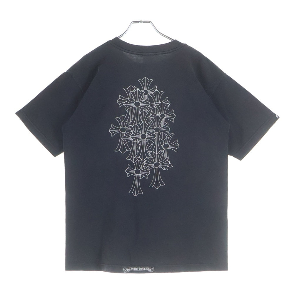 CHROME HEARTS(クロムハーツ) OLD バックセメタリープリント 半袖ポケットTシャツ カットソー ブラック
