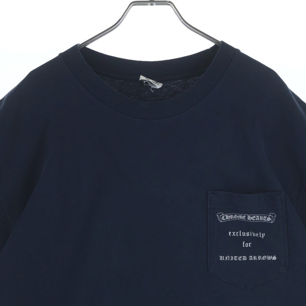 CHROME HEARTS(クロムハーツ) ×UNITED ARROWS OLD DAGGER TEE ユナイテッドアローズ オールド ダガー 半袖Tシャツ カットソー ネイビー
