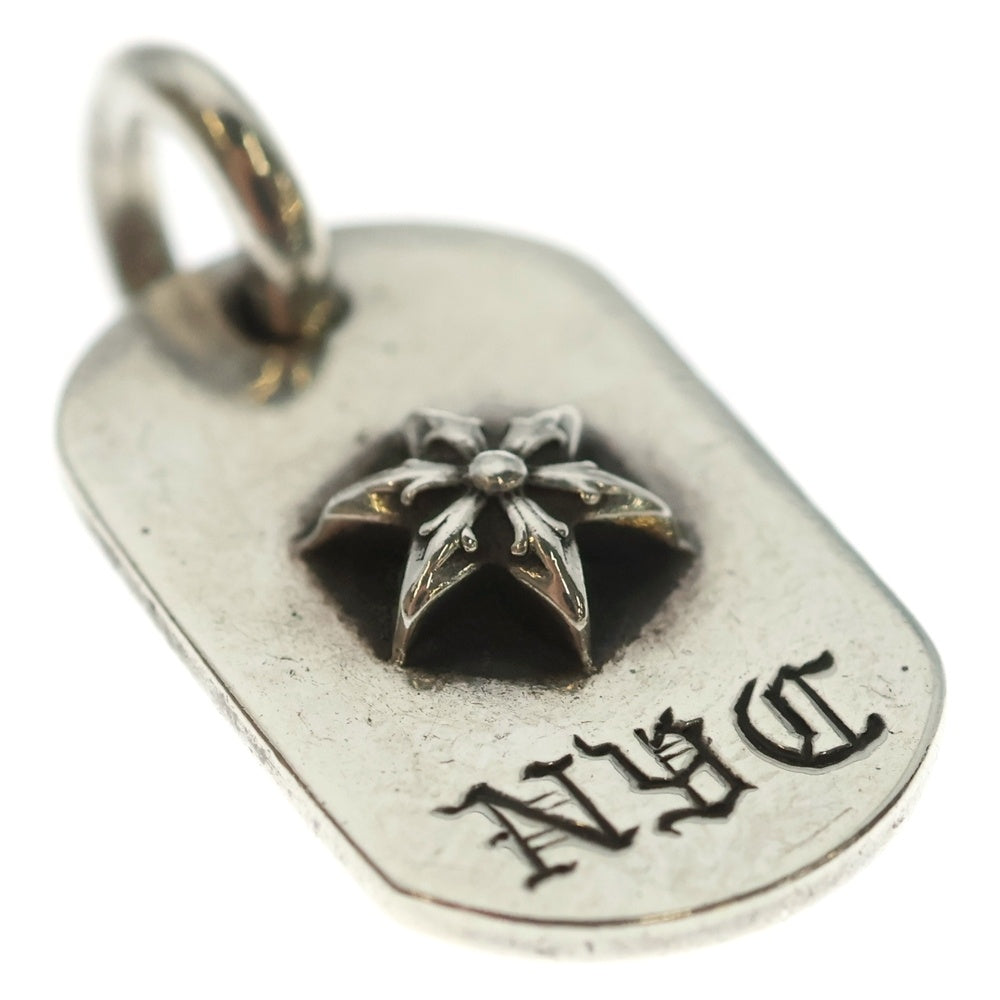 CHROME HEARTS(クロムハーツ) RAISED STAR DOGTAG NYC限定 レイズドスター ドッグタグ ペンダントトップ シルバー