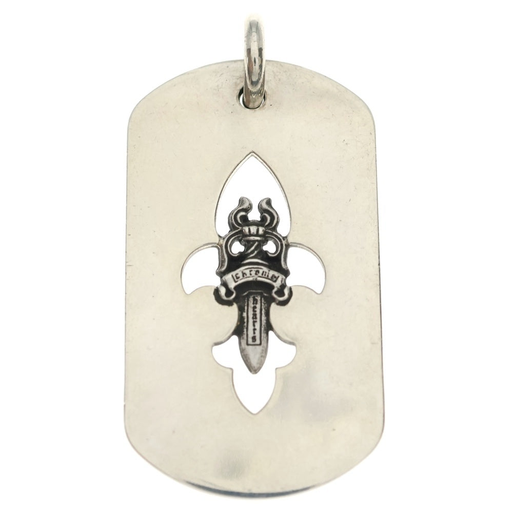 CHROME HEARTS(クロムハーツ) D TAG LRG FLE DAG フレアダガードッグタグ ラージドッグタグネックレストップ