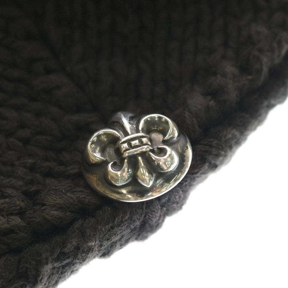 CHROME HEARTS(クロムハーツ) BS FLARE BEANIE BSフレアパッチ付きコットンビーニー帽子