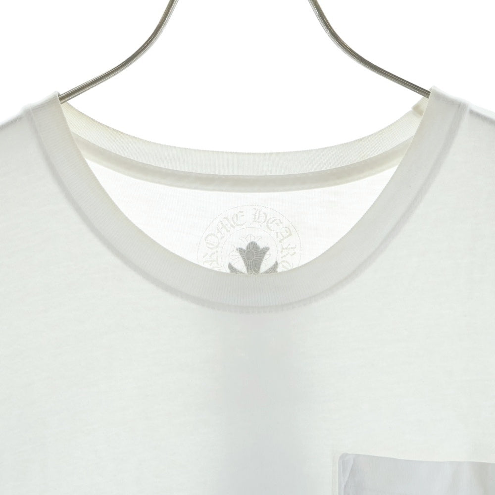 CHROME HEARTS(クロムハーツ) Cemetery Cross Tire Track Tee セメタリークロスタイヤトラックショートスリーブ 半袖Tシャツ ホワイト