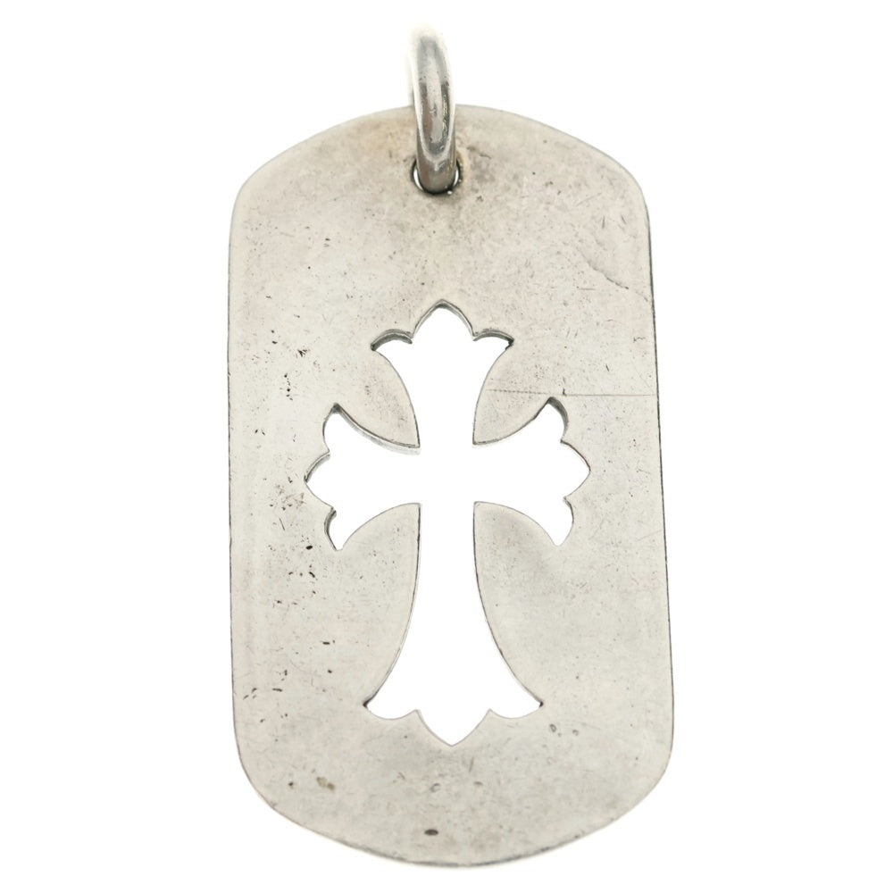 CHROME HEARTS(クロムハーツ) D TAG LRG CO CRS カットアウトクロス ラージドッグタグネックレストップ