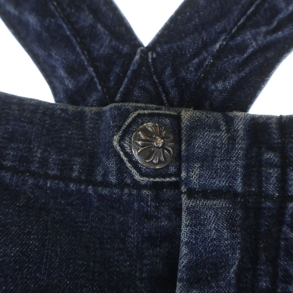 CHROME HEARTS(クロムハーツ) OVERALL クロスボールボタンデニムオーバーオール