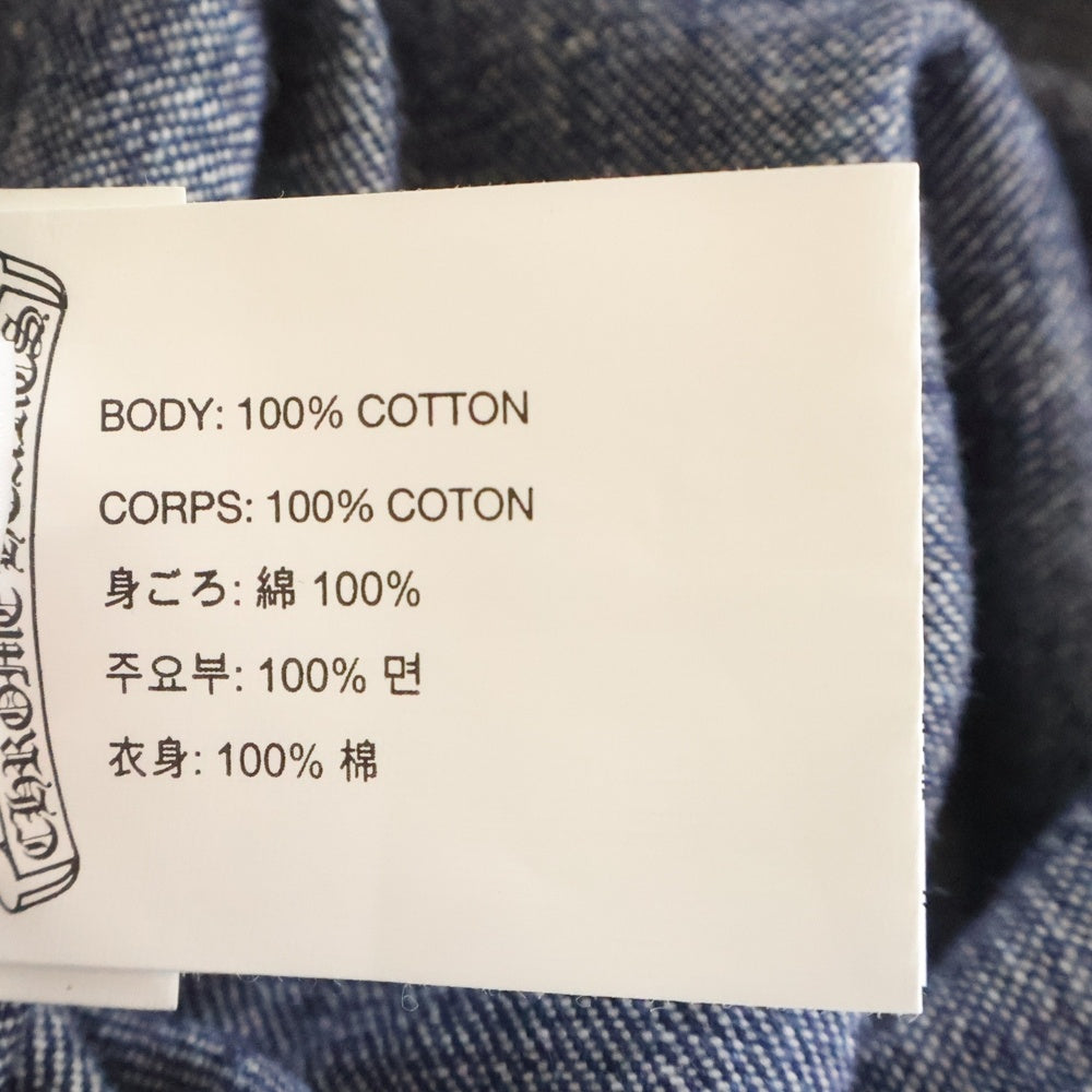 CHROME HEARTS(クロムハーツ) OVERALL クロスボールボタンデニムオーバーオール