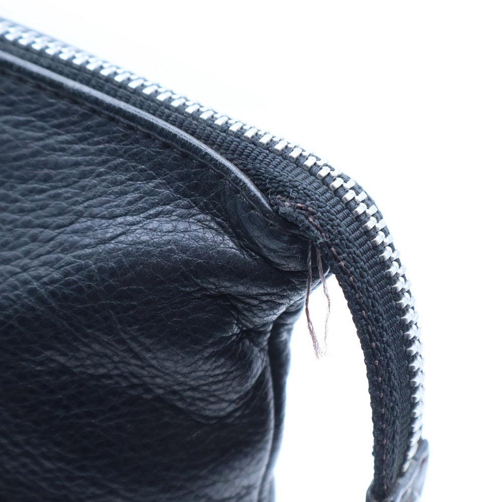 CHROME HEARTS(クロムハーツ) COSMETIC POUCH CHプラスパッチレザーコスメポーチ レディース