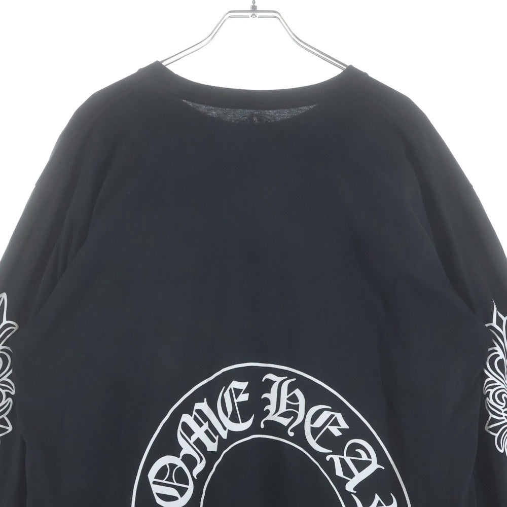 CHROME HEARTS(クロムハーツ) CH L S 1 袖フローラルプリント長袖カットソー