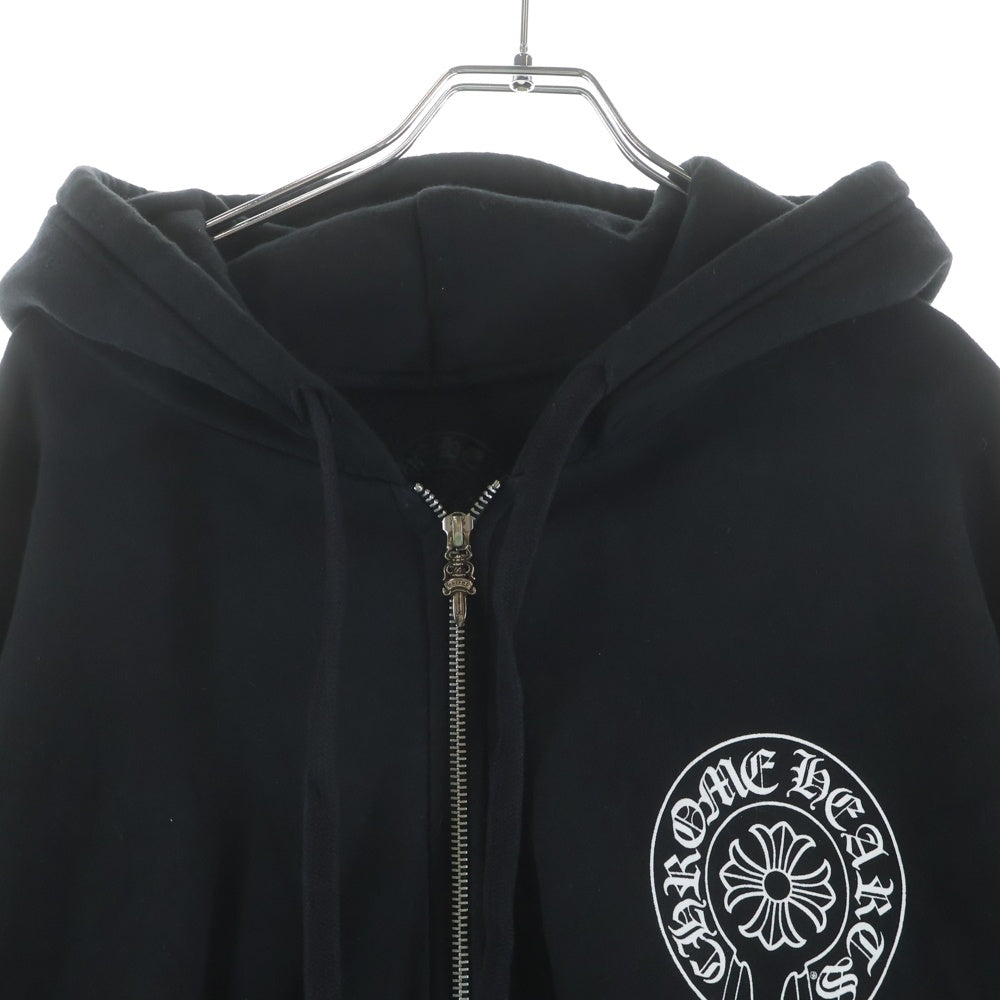 CHROME HEARTS(クロムハーツ) SWTSHRT HD ZIP LTD 東京限定バックホースシュープリントジップアップパーカー