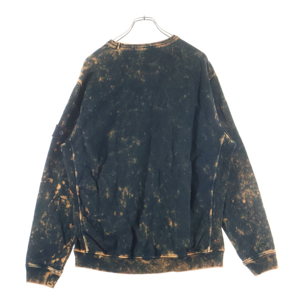 STONE ISLAND(ストーンアイランド) OFF-DYE OVD Sweat 751561538 ブリーチ加工スウェット タイダイ