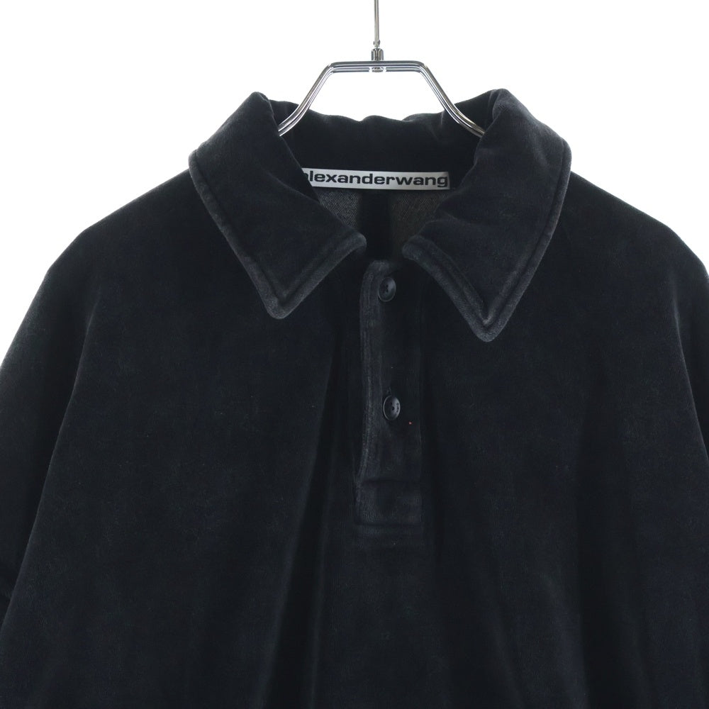 ALEXANDER WANG(アレキサンダーワン) articulated pullover polo shirt UCC4241736 プルオーバーポロシャツ ブラック