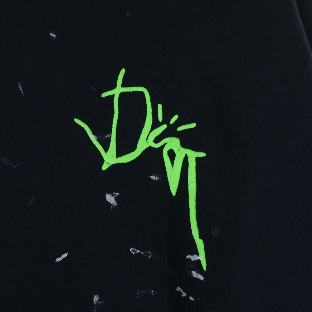 DIOR(ディオール) CACTUS JACK TRAVIS SCOTT 283J679A0531 カクタスジャック ペイント加工スウェット トレーナー ネイビー