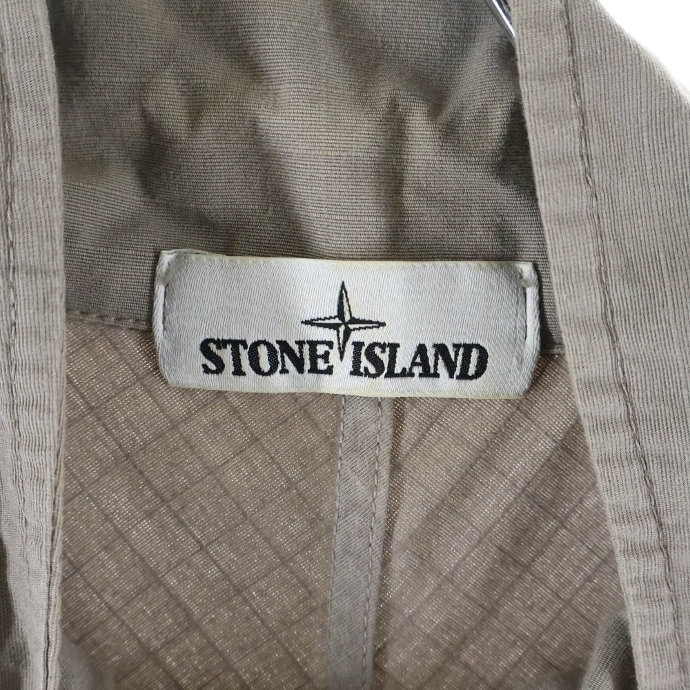 STONE ISLAND(ストーンアイランド) 20AW Cotton Ripstop Anorak Blouson 731510802 コットンリップストップアノラックブルゾン カーキ
