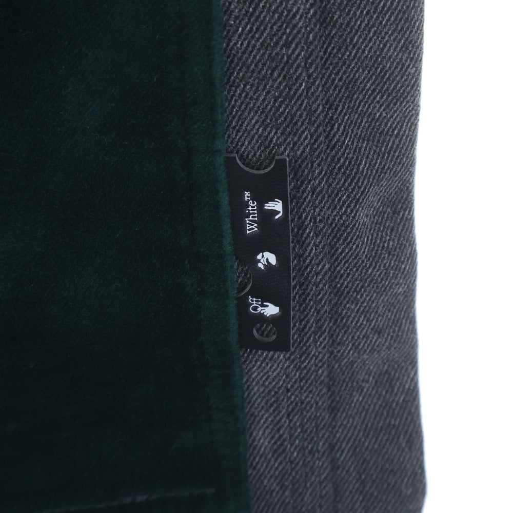 OFF-WHITE(オフホワイト) Denim Program OMYA083E20DEN001 再構築 ダブルニー デニムパンツ ブラック