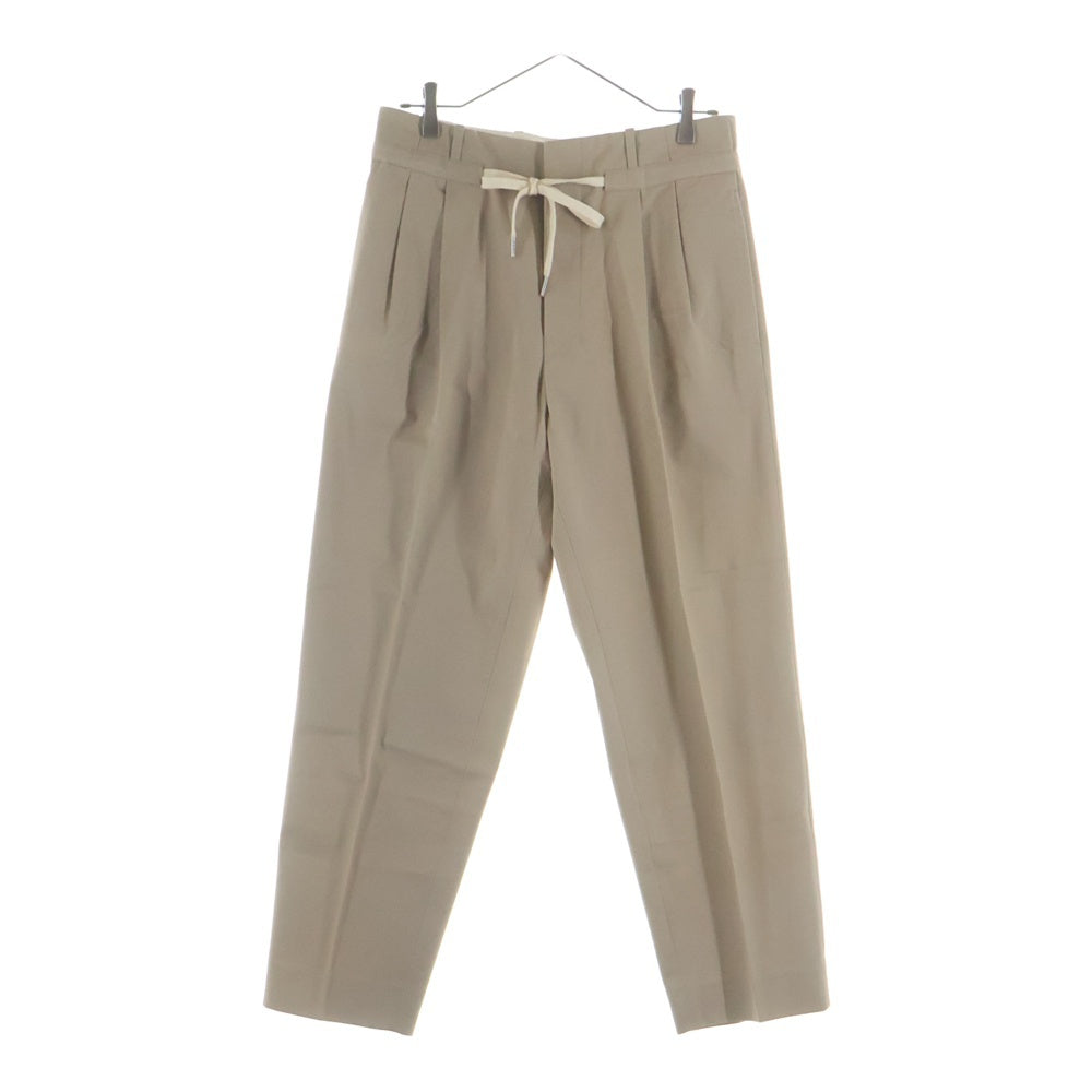 AMI Alexandre Mattiussi(アミアレクサンドルマテュッシ) Cotton Twill Carrot Pants A20HT010 コットン ツイル キャロット トラウザー ベージュ